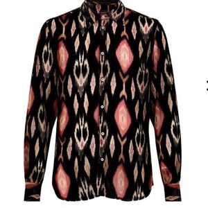 Semi Shear Unique Pattern Top